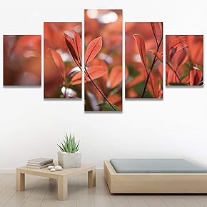 SIGNWIN 5 Panel Canvas Wall Art Modern Art...