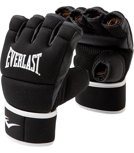 Everlast Core Kickboxing Gloves - Fingerless Design, Multi-Purpose