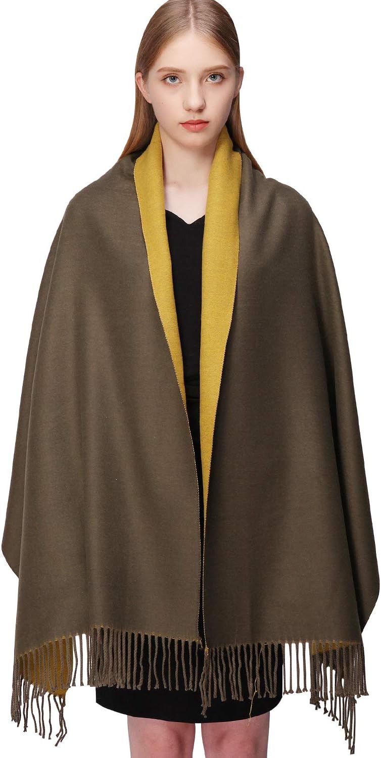 RIIQIICHYPashmina Shawls and Wraps for Evening Dresses Scarfs for Women Fall Winter Travel Blanket Scarf Large Warm ScarvesGlobal Recycled StandardGlobal Recycled StandardGlobal Recycled Standard
