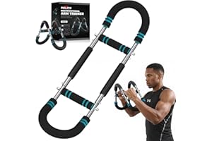 RELIFE REBUILD YOUR LIFE Relife Twister Arm Trainer,40-130lbs Arm Trainer for Forearms & Chest Muscle Training Workout,Adjustable Spring Resistance Chest Exercise, Portable Home Gym Strength Equipment for Men & Women