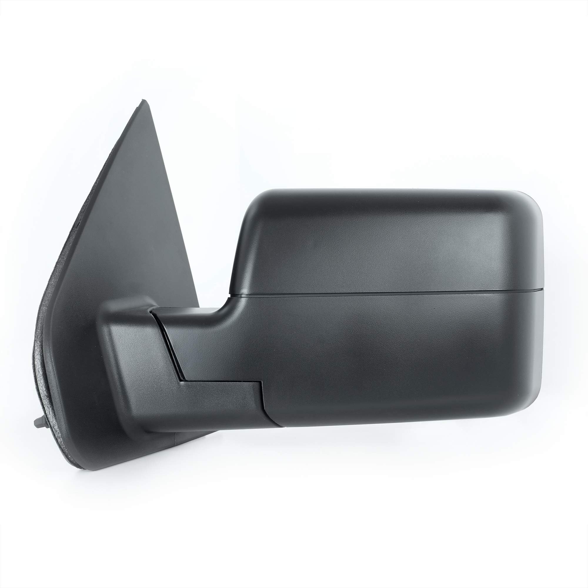 Driver Side Mirror Replacement for Ford F150 F-150 2004 - 2008 Power Non-Heated Textured Black Left | Parts Link # FO1320233 ( LH )