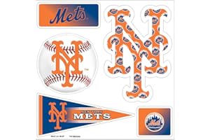 BRAX MLB New York Mets "5-Piece" 3D Multi Magnets