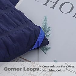 Haowaner 3 Pieces Seersucker Queen Comforter