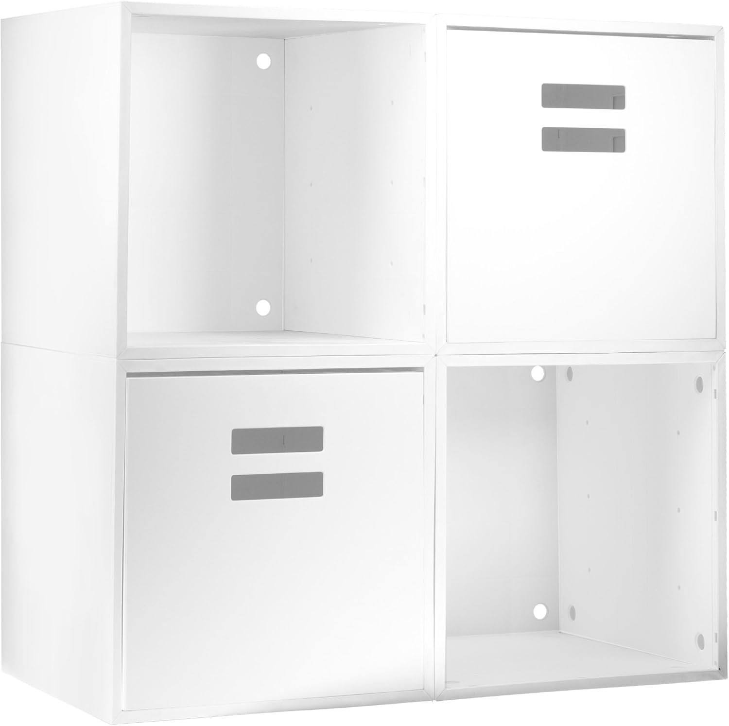 Amazon Com Icube 4 Cube Endtable White Kitchen Dining