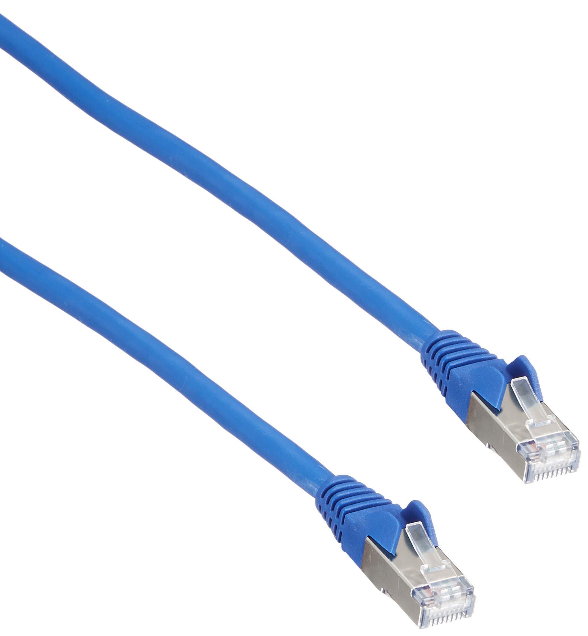 StarTech 3m CAT6a Ethernet Cable - 10 Gigabit Shielded Snagless RJ45 100W PoE Patch Cord - 10GbE STP Network Cable with Strain Relief - Blue - UL, TIA (6ASPAT3MBL)
