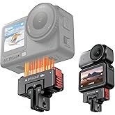 AMAZEAR Magnetic Quick-Release Mount for DJI Osmo Action 6 / Nano Accessories, Upgraded Action6 Metal QR Adapter Holder with