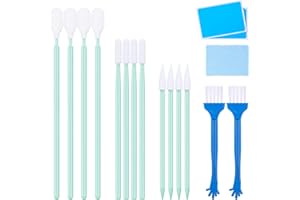 Skylety 17 Pieces Cell Phone Cleaning Kit, USB Charging Port and Headphone Jack Cleaner Compatible with iPhone, Samsung Galaxy, LG, Motorola, iOS and Android, Cell Phone Lens, MacBook Cleaner