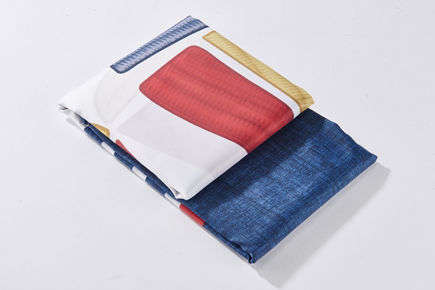 Moldiy Colorful Nautical Sailing Boat Painting Waterproof Polyester Bathroom Shower Curtain for Home Decor 72inch x 72 inch