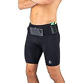 FlipBelt Men's Running Compression Shorts with Pockets - Secure Your Phone, Keys and Even Water Bottles - USA Small Business