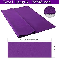 HaoFeijh Purple Felt Fabric 72 * 36 Inch Wide