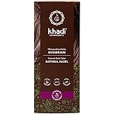 khadi NATURAL HAZEL Natural Hair Color - Hair Color for shiny to rich chocolate brown - plant hair color - 100% herbal & natural - 3.5 oz
