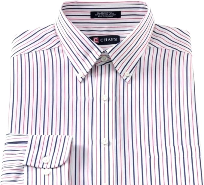 chaps slim fit dress shirt