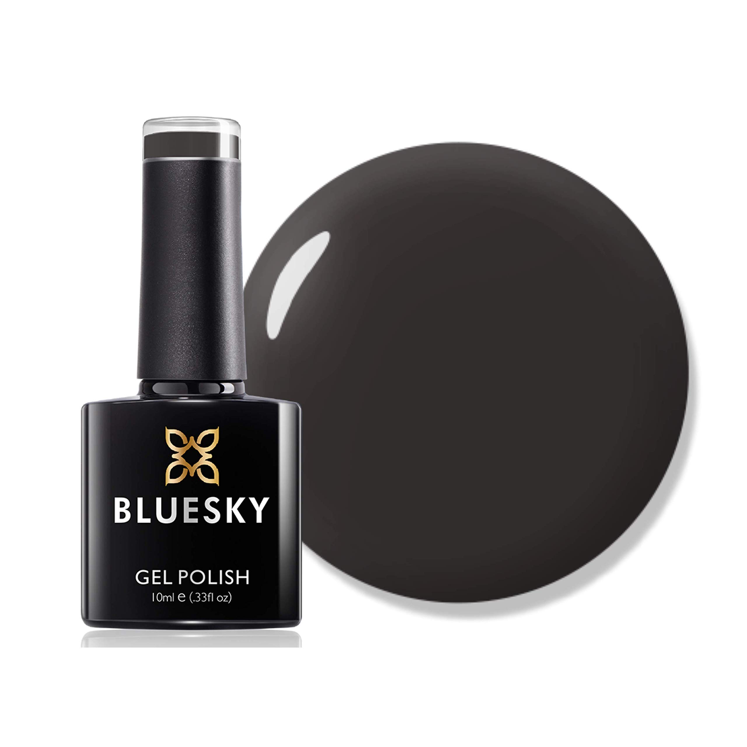 Bluesky Gel Nail Polish, AW2020, Lady Snow Autumn and Winter 2020 Collection - Chamonix, Aw2023 Dark Grey, Long Lasting, Chip Resistant, 10 ml (Requires Drying Under UV LED Lamp) — image 1