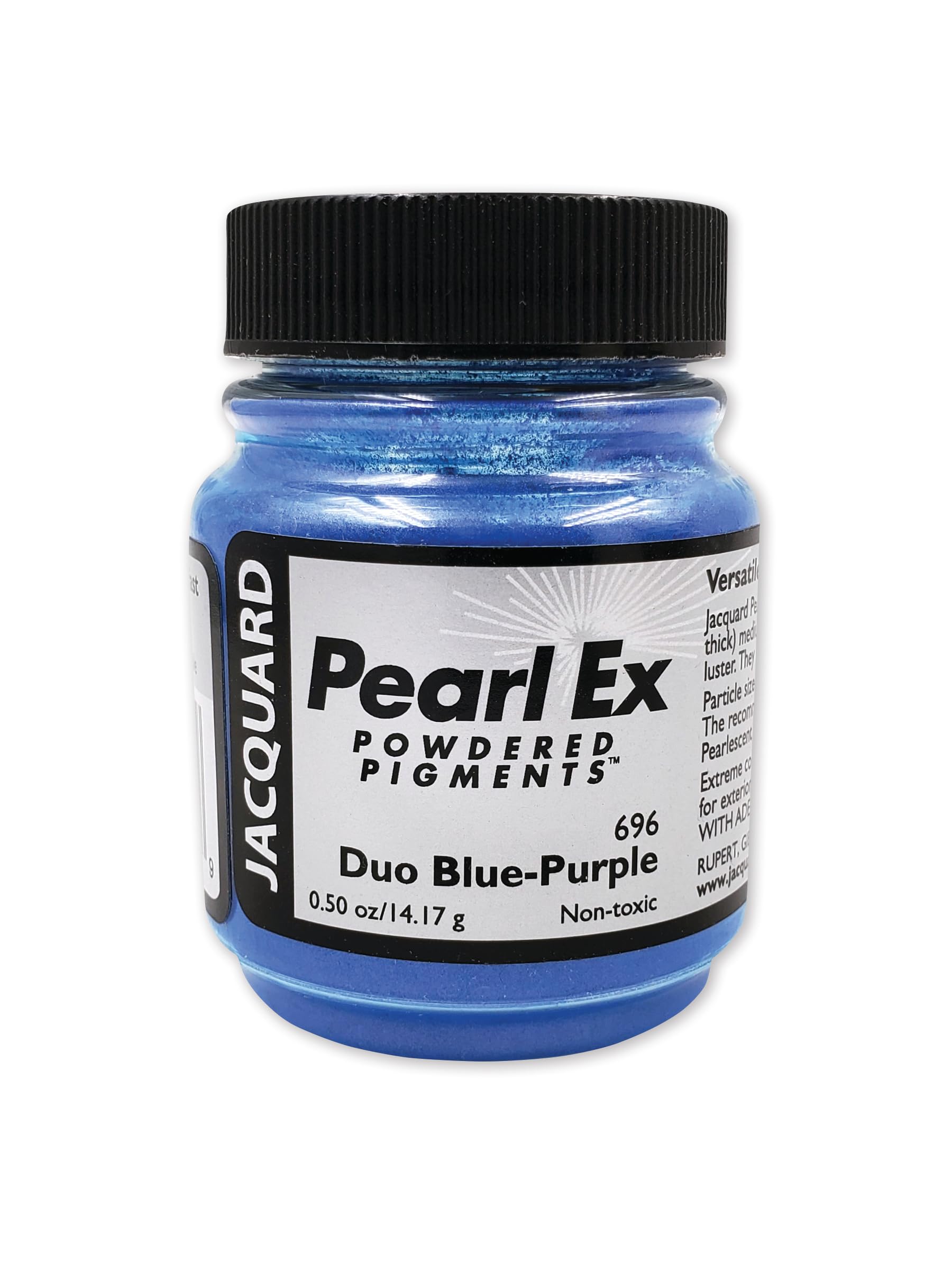 Jacquard Pearl-Ex Pigment, Creates Metallic or Pearlescent Effect, .5 Ounce Jar, Duo Blue-Purple
