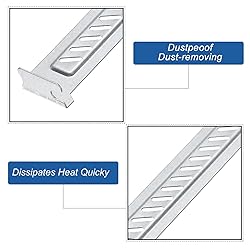 MECCANIXITY 12PCS Silvery PCI Slot Cover Dust