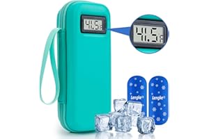 WIBOND Insulin Cooler Travel Case with Temperature Display - TSA Approved Diabetic Cooler Travel Case
