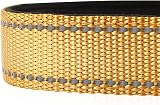 Joytale Reflective Dog Collar XS Khaki Neon Nylon Neoprene Padding view 4