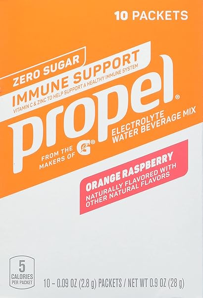 PROPEL IMMUNE SUPPORT POWDER ORANGE RASPBERRY