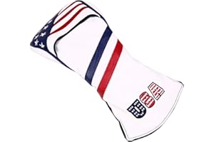 SWORD &SHIELD SPORTS USA Stars and Stripe Golf Club Wood Cover for 460cc Driver Head Covers Golf Builder