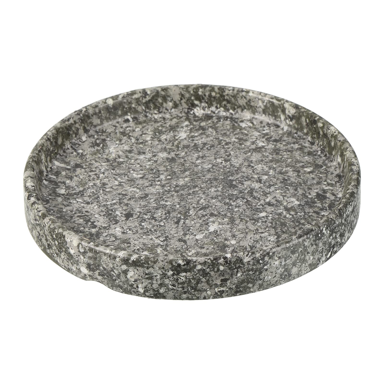 PATIKIL Plant Pot Saucer 4.5 Inch, Ceramic Round Flower Drip Tray for Indoor Outdoor, Marble