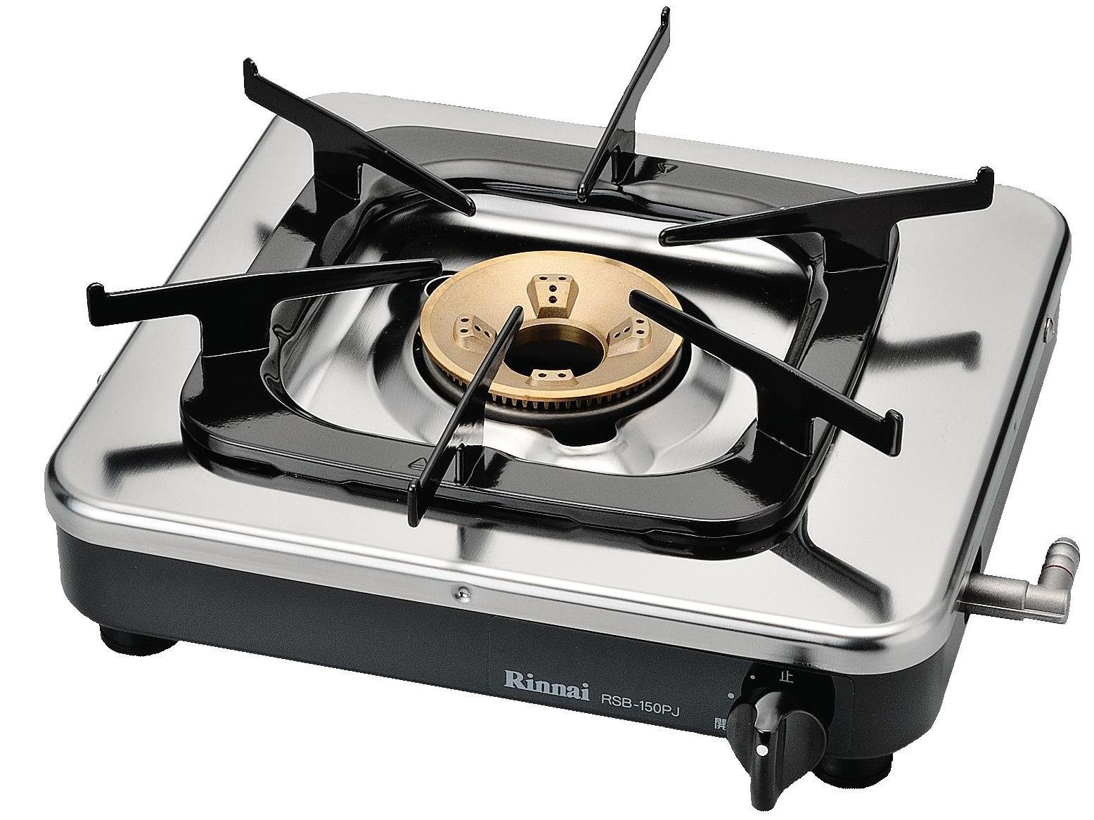 リンナイ 業務用ガスコンロ(プロパンガス用) 【3段階火力調節】 立消え安全装置付 1口 RSB-150PJ-LP商品画像