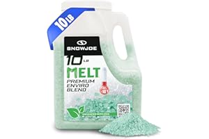 Snow Joe Amazon Exclusive, Melt-2-Go, Ice and Snow Melt, Fast Acting CMA Blended Ice Melter, Effective at Sub Zero -10 Degree Temperature, 10 lb Jug, Packaging May Vary, AZ-10-EB-JUG
