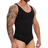 MISS MOLY Mens Full Body Shaper Tummy Control Shapewear Bodysuit Slimming Underwear Tank Top Fajas Para Hombres