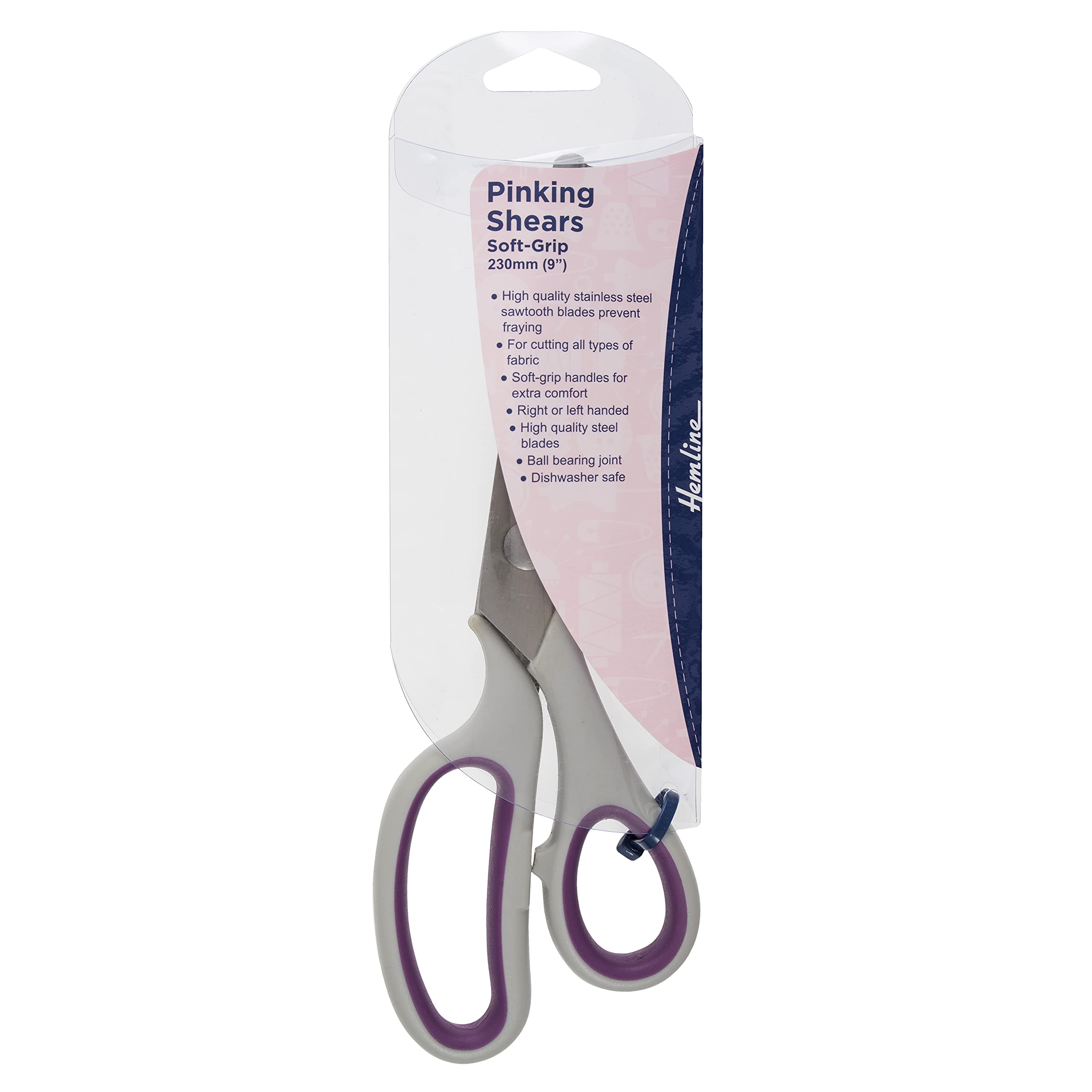 Scissors Soft Grip Pinking Shears 23 cm