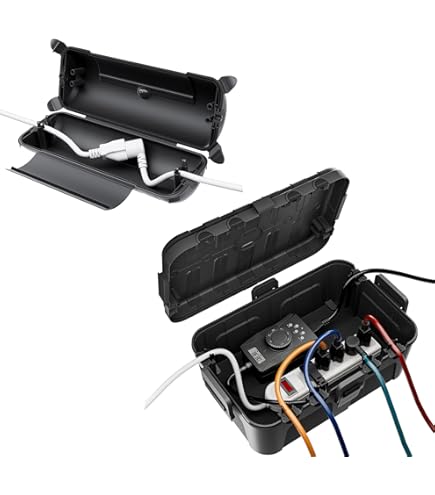 Large Outdoor Electrical Box Ip54 Waterproof Extension Cord Cover...