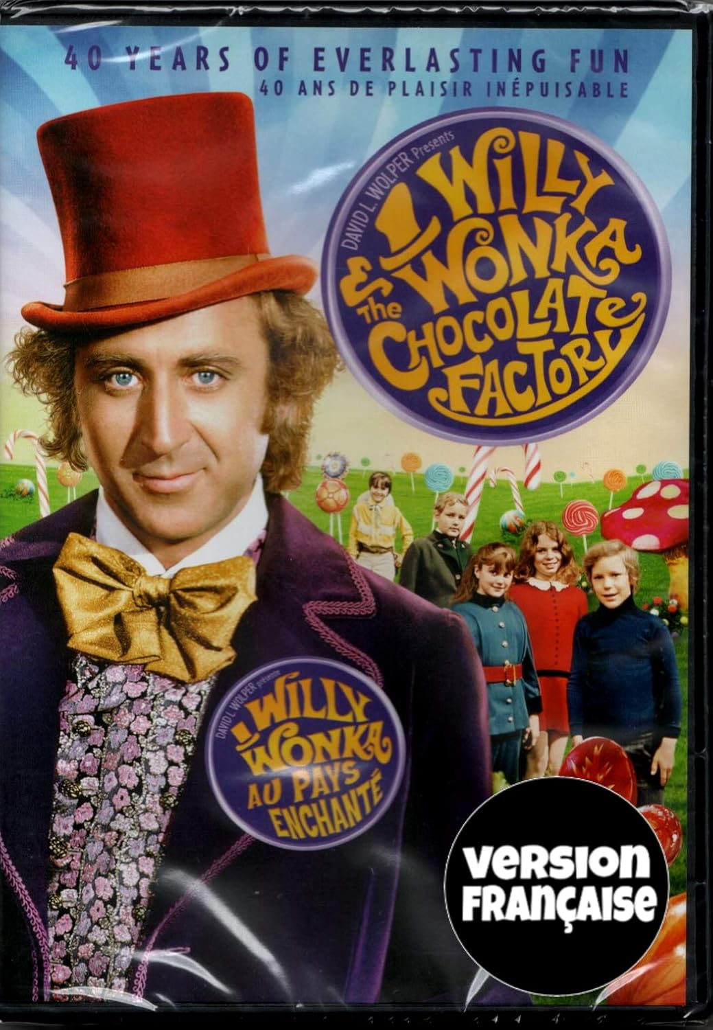 Willy Wonka au pays Enchanté English/French 1971 Widescreen Régie au
