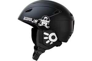 OutdoorMaster Anoa Kids Ski Helmet - Adjustable Snowboard Helmet - Durable PC Shell, Shock-Absorbing EPS Core & Cooling Vents - Certified Snow Sports Helmet for Boys, Girls & Youth