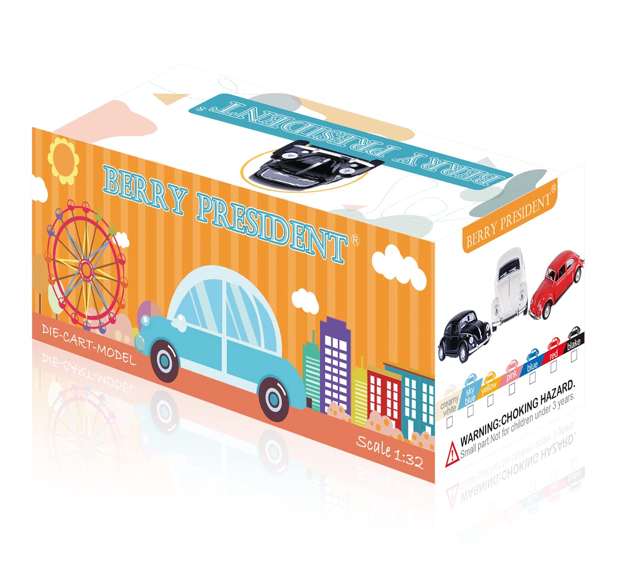 Mua Berry President 1967 Classic Beetle Bug Vintage 1/32 Scale Diecast ...
