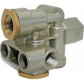 110500 Spring Brake Control Valve, 3/8-1/2 in NPT, Compatible with Sealco | Replaces Sealco 110500X, 170.110500, 065438 and 51131; trailer brake priority valve for truck parking brakes