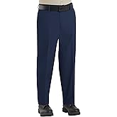 Red Kap Men's Elastic Insert Work Pant, Navy, 60W x 32L