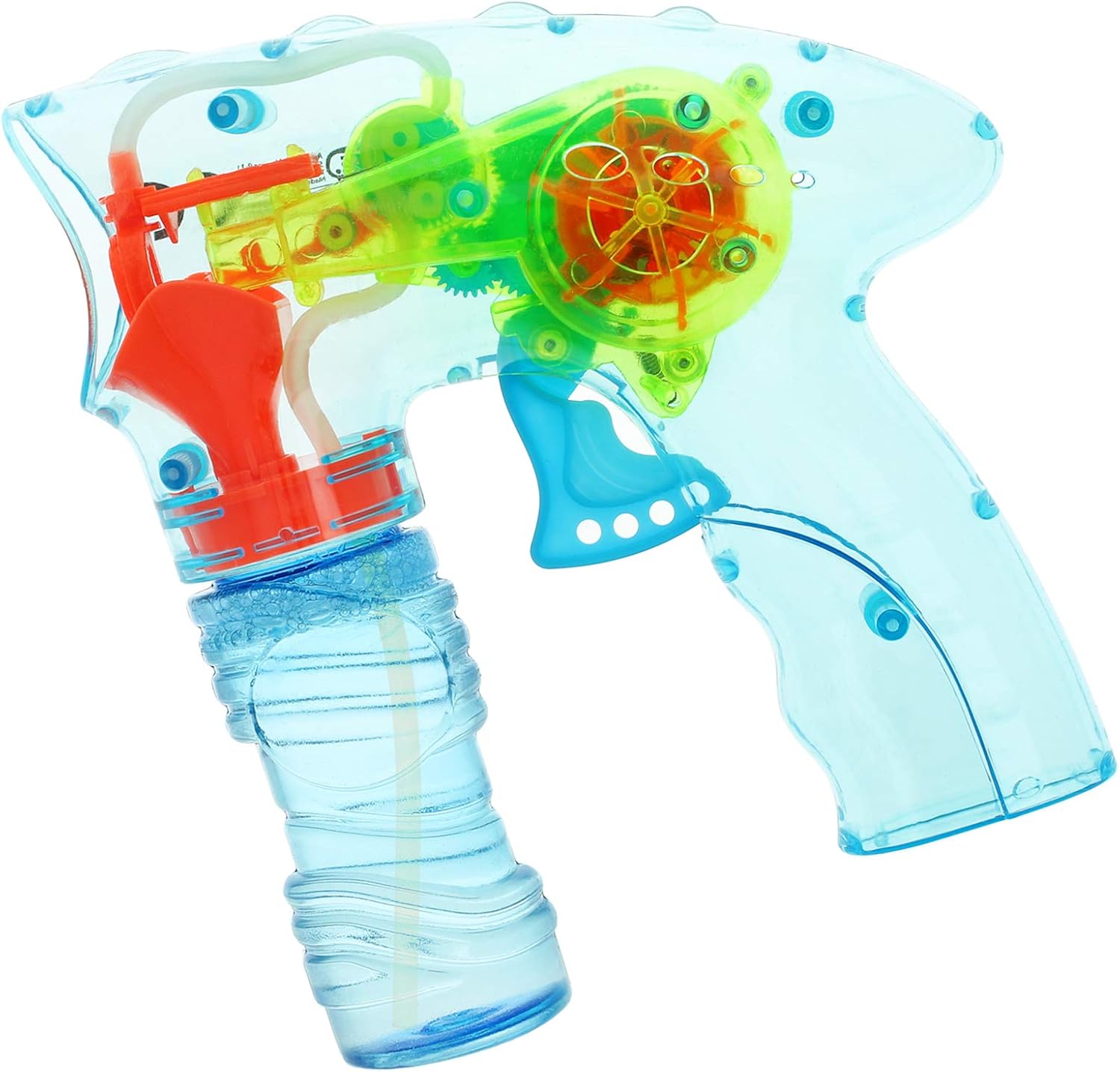 comfour® soap bubble gun with LED and bubble water bubble machine