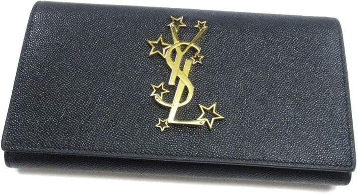 Amazon イヴ サンローラン ロゴマーク スター 長財布 小銭入れあり レザー レディース 中古 財布