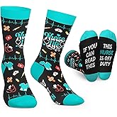 FOURSTUFF Christmas Dentist Firefighter Nurse Teacher Pilot Police Bus Driver Boss Doctor Nutcracker Socks - Jobs Socks