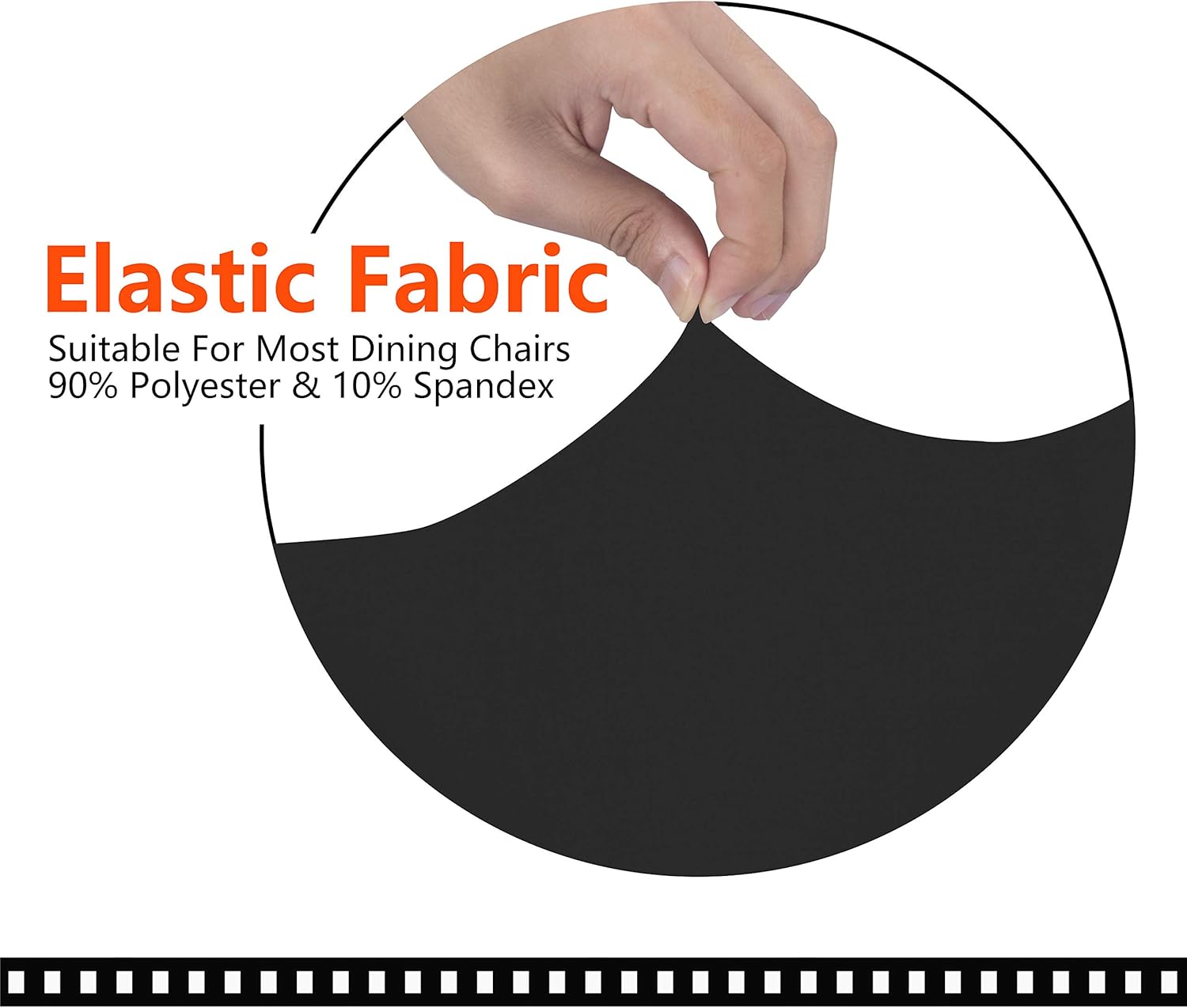 SARAFLORA Office Chair Covers Stretch Washable Computer Chair Slipcovers for Universal Rotating Boss Chair Large Size Black: Furniture & Decor