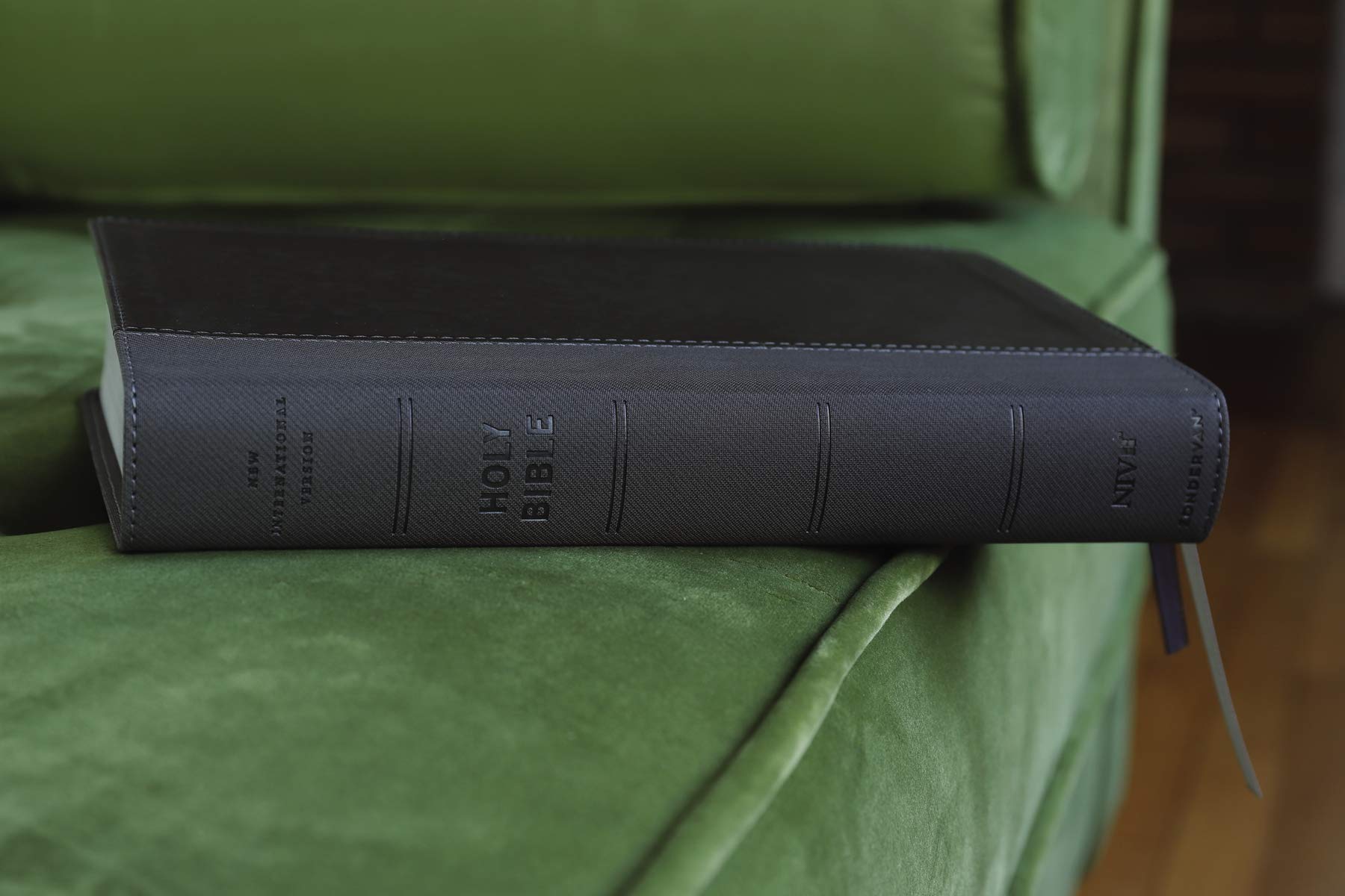 NIV, Personal Size Bible, Large Print, Leathersoft, Black, Red Letter, Comfort Print NIV, Personal Size Bible, Large Print, Leathersoft, Black, Red Letter, Comfort Print Imitation Leather