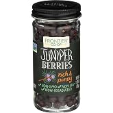 Frontier Co-op Whole Juniper Berries, 1.28 Ounce Bottle, Rich and Piney for Soups, Marinades, Pickling and Sauerkraut
