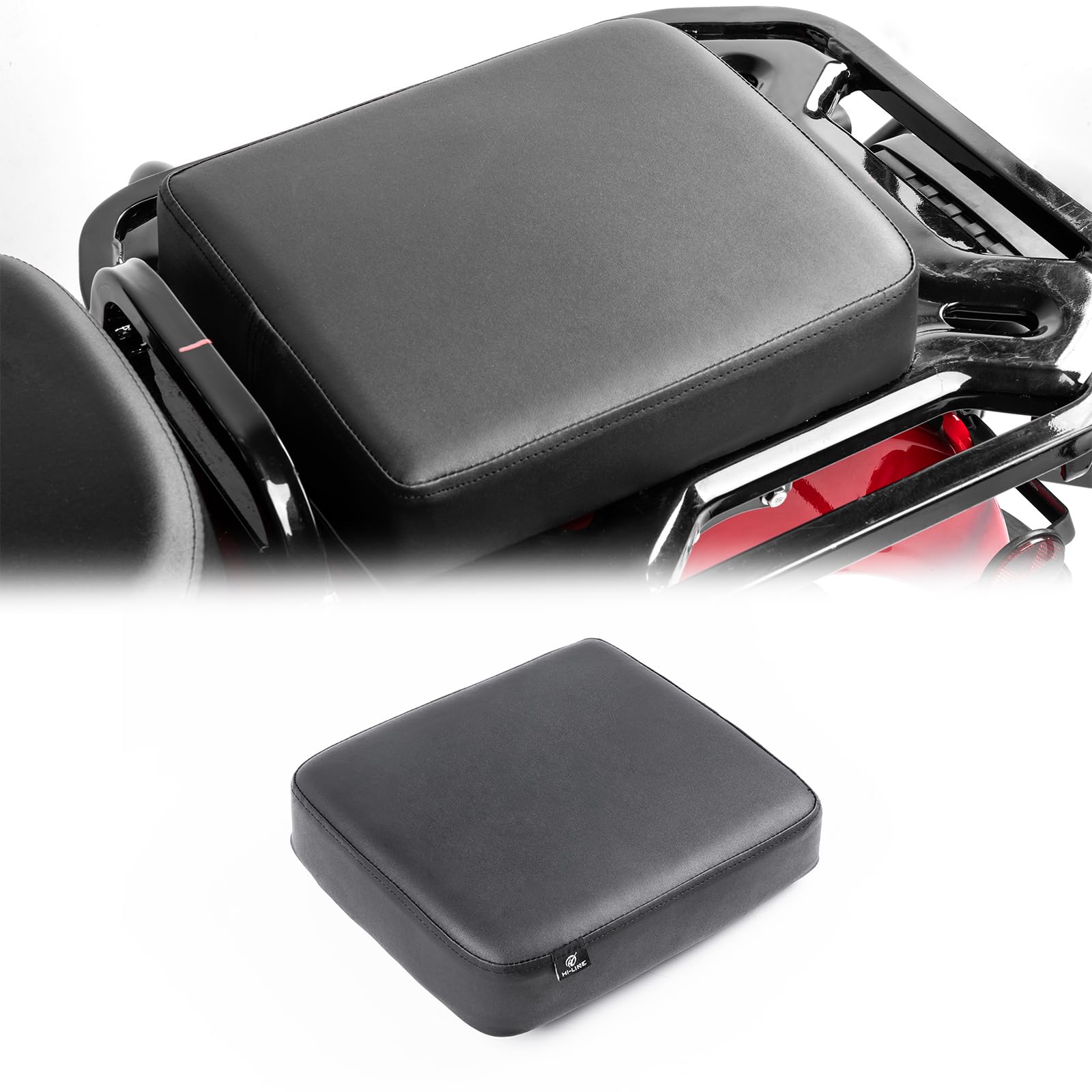 Photo 1 of Motorcycle Seat for Trail 125 CT125 Hunter Cub Large Matte Seat Rear Seat Cushion with PU Leather Passenger Seat