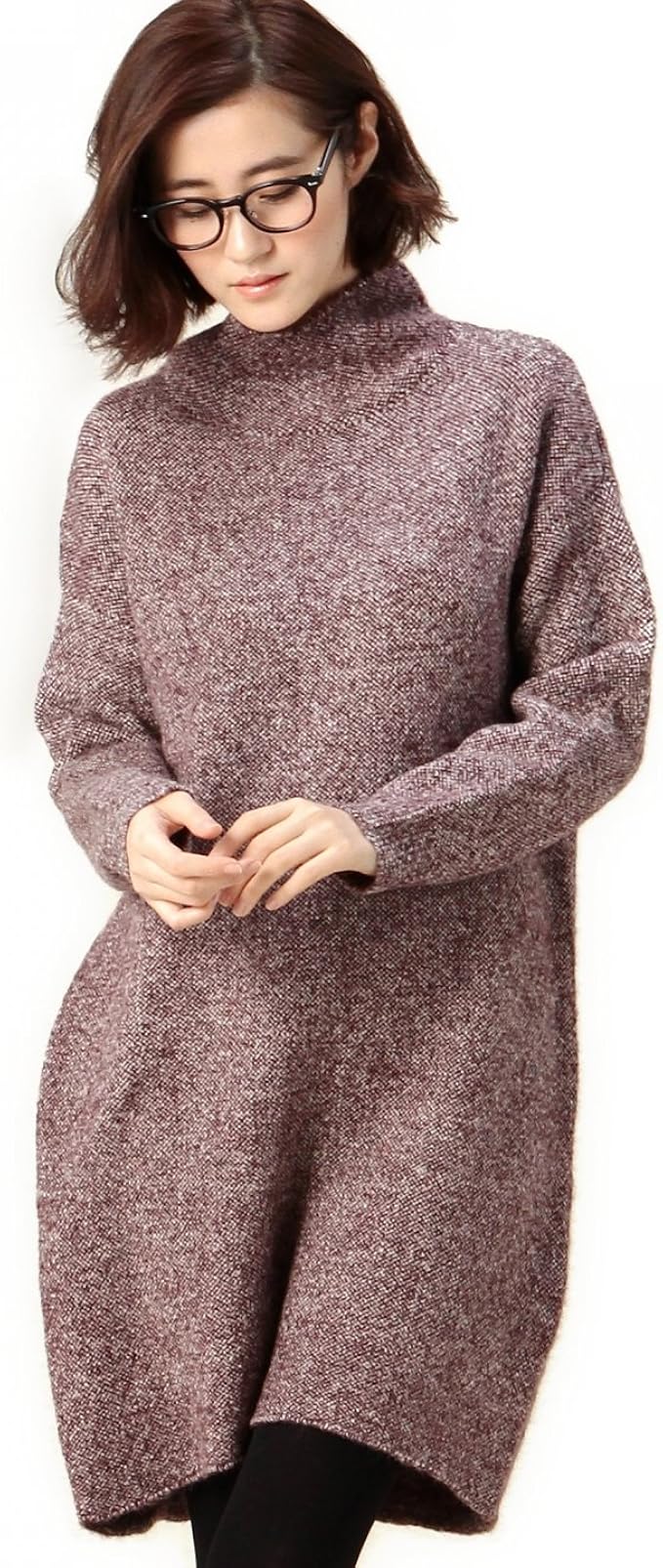 Amazon Co Jp ビューティ ユース ユナイテッドアローズ Beauty Youth United Arrows Bybc ツイードジャカードオフタートルニットワンピース Wine 39 フリー 服 ファッション小物