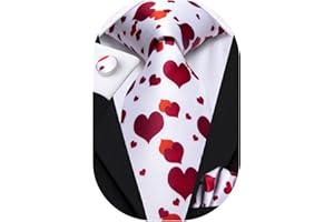 Hi-Tie Animal Ties for Men Silk Fun Necktie Pocket Square Cuff-links Sets Holiday Festival