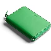 Bellroy Folio Wallet (compact leather folio/clutch wallet with space for cards, bills and coins, plus everyday essentials) - NeonGreen