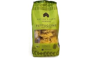 Nature's Farm, Organic Egg Pasta, Fettuccine Wide Nests, 454g