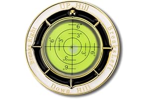 Ddaowanx Golf Green Reader, Golf Ball Marker with High Precision Horizontal Bubble, Putt Aid Golf Accessories Tool, Novelty Golf Gifts for Father's Day, Christmas and Holidays