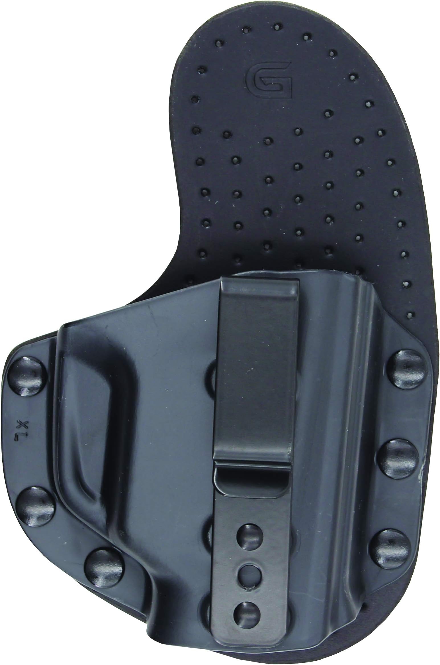 Ghost – Inside holster in ABS and leather for inside carry use, one or two metal clip