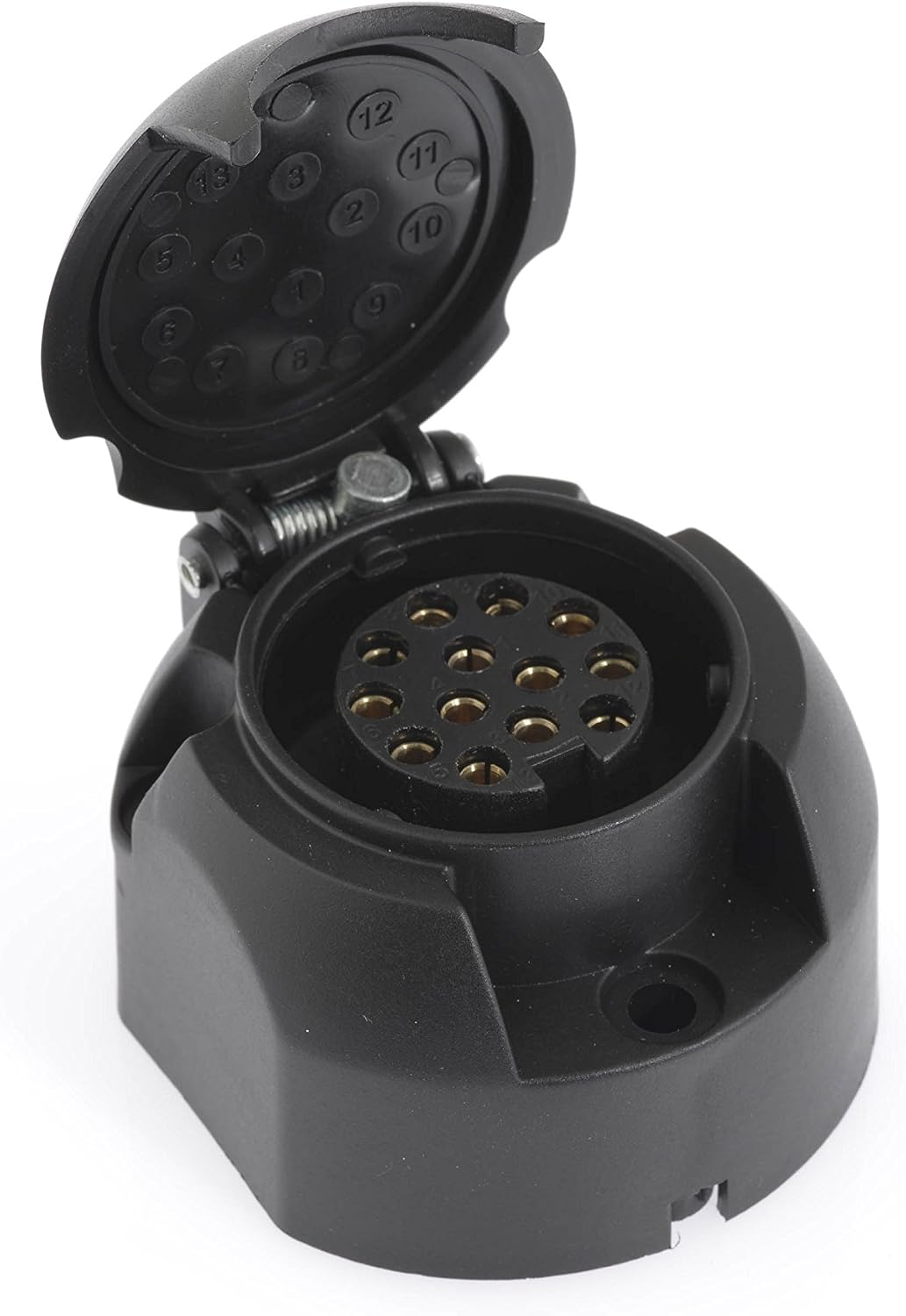Dino 130087 12V Socket 12V 13-Pin ISO 11446 with Nebellichtabschaltkontakt