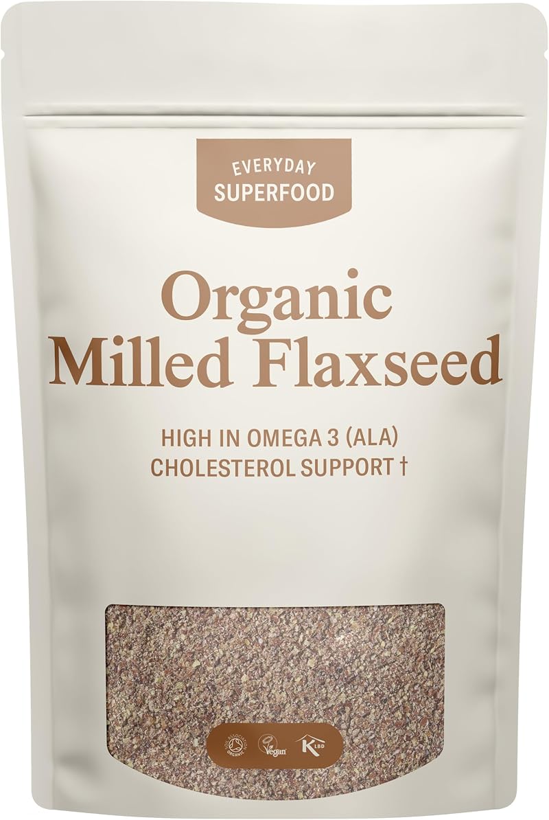 Everyday Superfood Organic Milled Flaxseed 190g Cold Ground Linseed