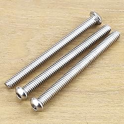 1/4-20 x 3 Button Head Socket Cap Bolts Screws, 304